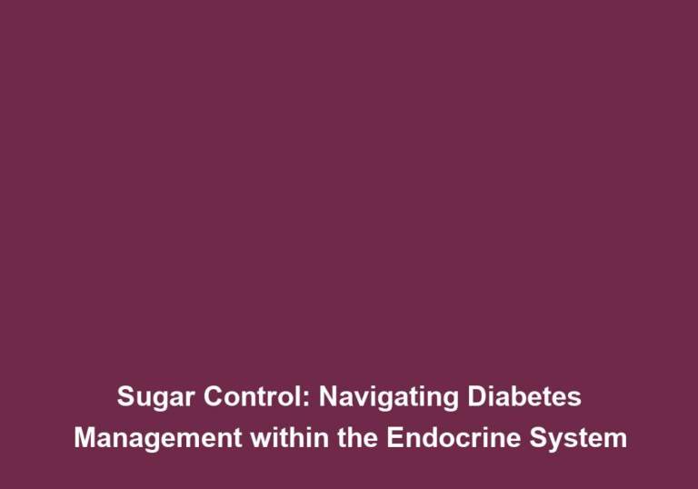 Diabetes Dynamics: Understanding the Intricacies of Endocrine Health