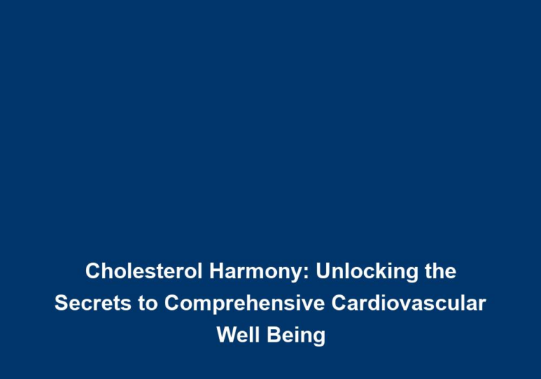 Lipid Wisdom: Strategies for Managing Cholesterol and Heart Wellness